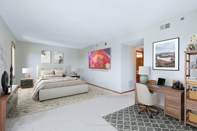 7841 W 157th St Unit 303, Orland Park, IL 60462 - carpeted bedroom with a desk and baseboards