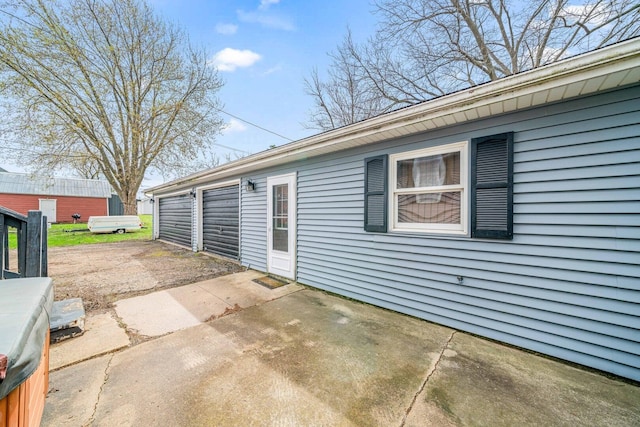 2523 Woods St, West Brooklyn, IL 61378 - exterior space with a garage