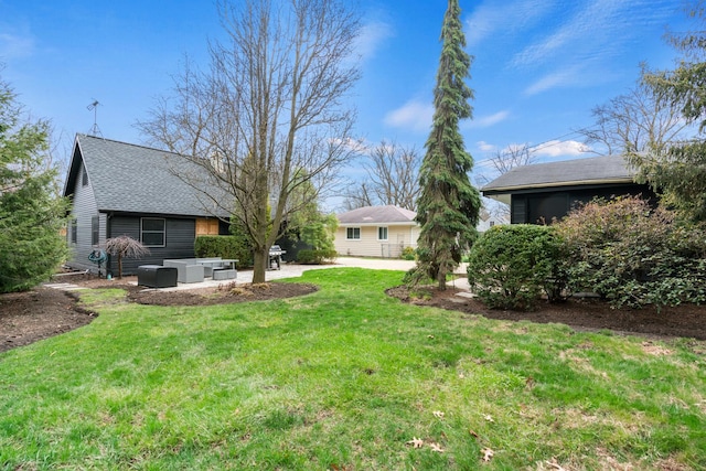 5802 Tennessee Ave, Clarendon Hills, IL 60514 - view of yard with a patio and an outdoor living space