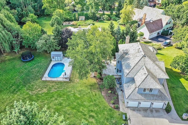drone / aerial view