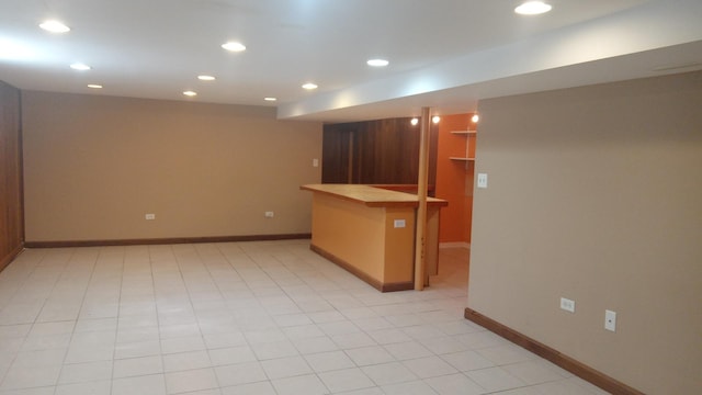 615 Price Ave, Calumet City, IL 60409 - unfurnished room with baseboards and recessed lighting