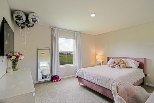 9303 Enstrom Ln, Huntley, IL 60142 - carpeted bedroom with baseboards
