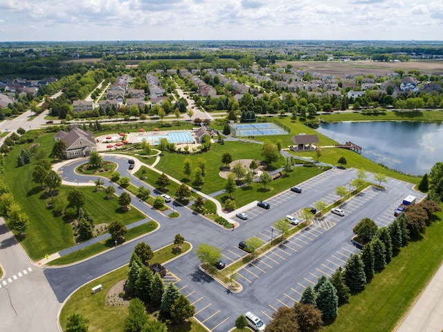 9303 Enstrom Ln, Huntley, IL 60142 - bird's eye view of a large body of water