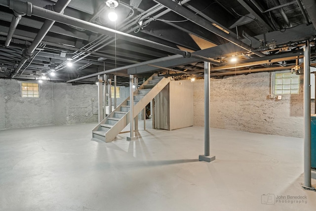 9515 S Damen Ave, Chicago, IL 60643 - basement with stairs