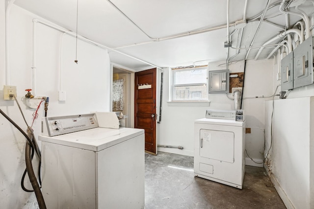 1127 Lathrop Ave, Forest Park, IL 60130 - community laundry room featuring electric panel and washer and dryer
