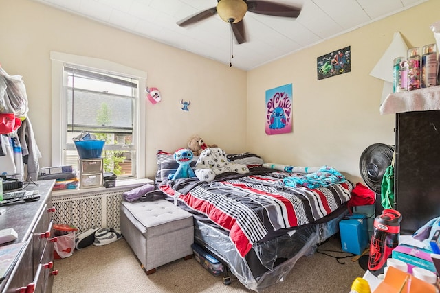 1127 Lathrop Ave, Forest Park, IL 60130 - carpeted bedroom featuring ceiling fan