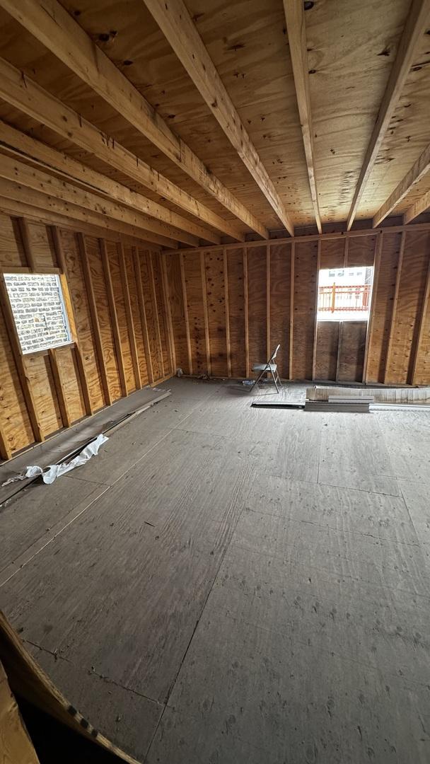 view of attic