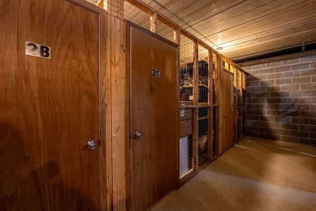 view of storage