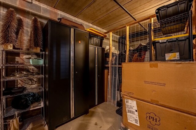 view of storage
