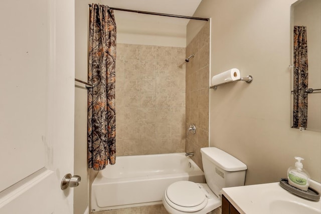 6527 S Drexel Ave, Chicago, IL 60637 - bathroom featuring vanity, toilet, and shower / bathtub combination with curtain