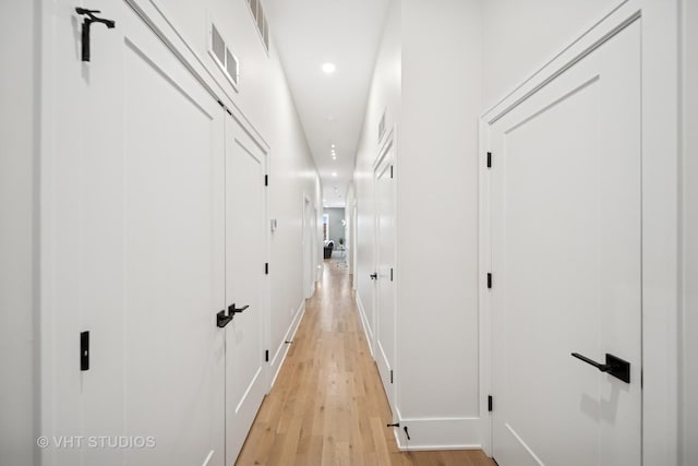 4816 S St Lawrence Ave Unit 302, Chicago, IL 60615 - corridor featuring recessed lighting, light wood-style floors, and baseboards