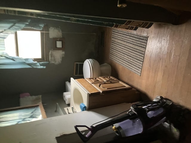 26862 W Longwood Dr, Ingleside, IL 60041 - miscellaneous room featuring wooden walls