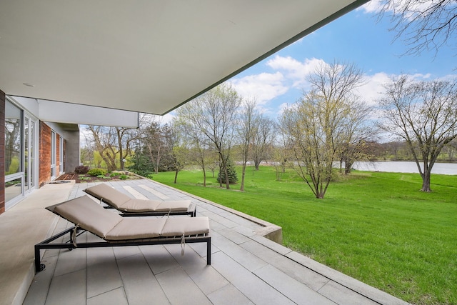 5N770 Pearson Dr, Wayne, IL 60184 - view of patio featuring a water view