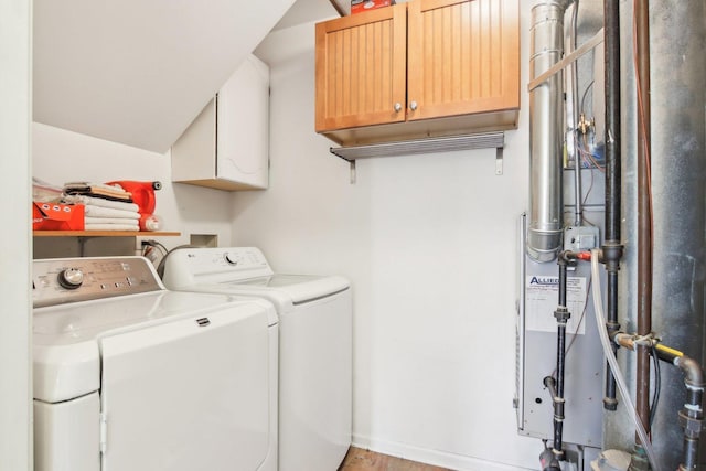1461 S Candlestick Way, Waukegan, IL 60085 - clothes washing area with washer and dryer and cabinet space