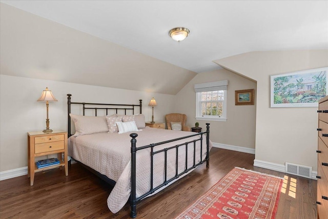 1300 Hackberry Ln, Winnetka, IL 60093 - bedroom featuring baseboards, vaulted ceiling, and wood finished floors