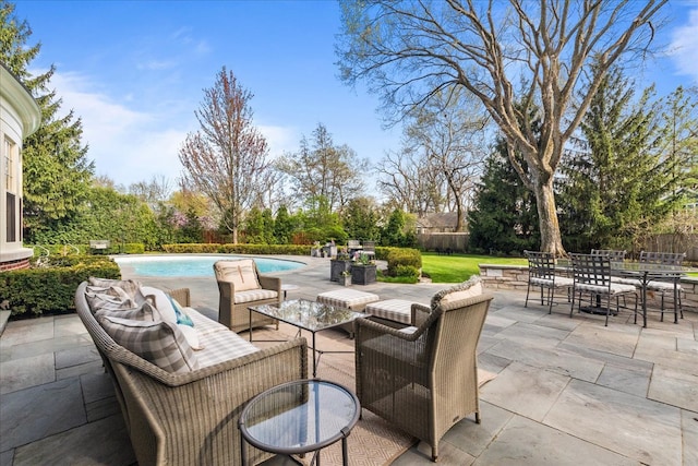 1300 Hackberry Ln, Winnetka, IL 60093 - view of patio / terrace featuring outdoor dining area and fence