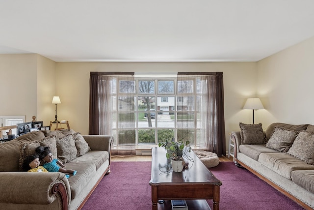 view of living area