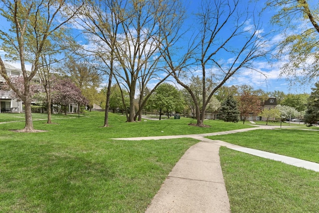 104 E Winchester Rd Unit E, Libertyville, IL 60048 - view of community featuring a lawn