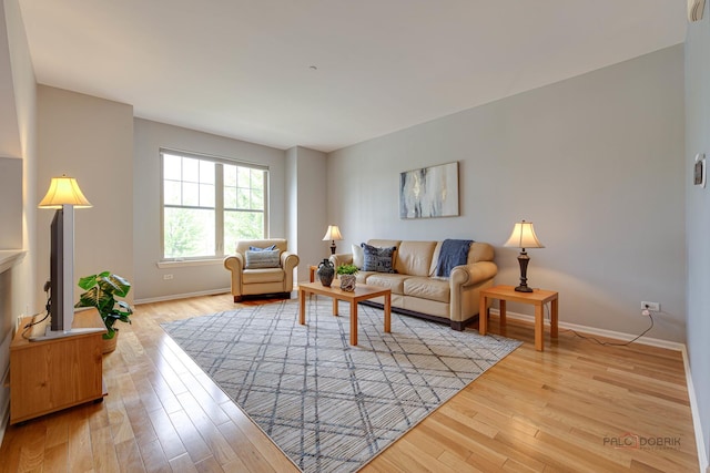 1123 E Port Clinton Rd, Vernon Hills, IL 60061 - living area with light wood-style flooring and baseboards
