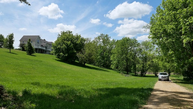 2346 W Longhollow Rd, Elizabeth, IL 61028 - view of property's community featuring a lawn and driveway