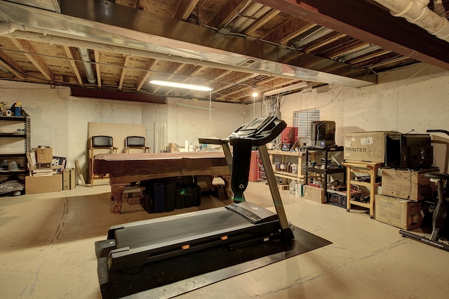 view of exercise room