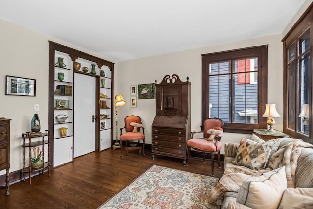 2717 Harrison St, Evanston, IL 60201 - living area featuring wood finished floors