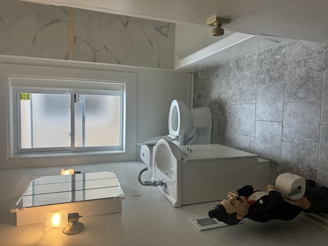 view of laundry area