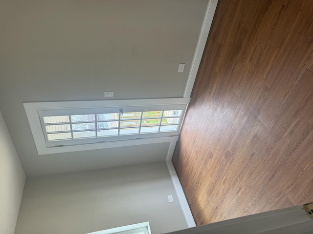 view of spare room