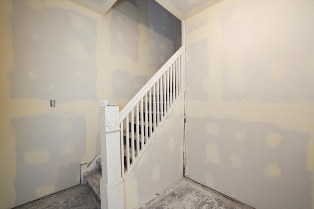view of stairs