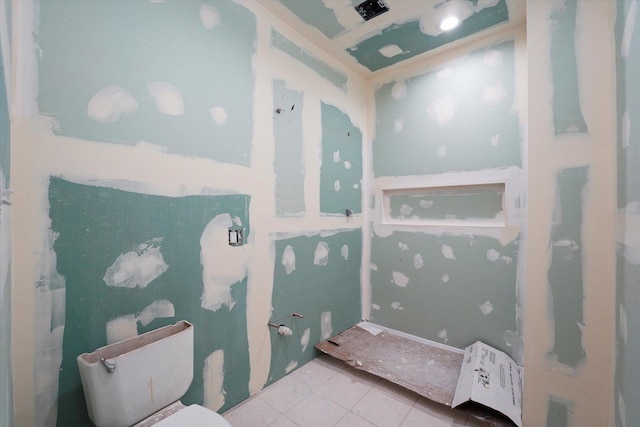 bathroom featuring tile patterned flooring