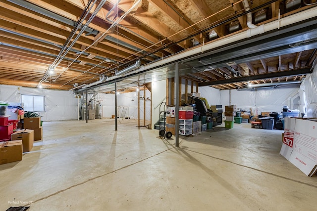 view of basement