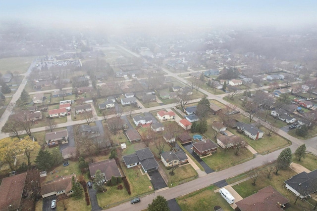 530 Thompson Ave, Winthrop Harbor, IL 60096 - drone / aerial view featuring a residential view