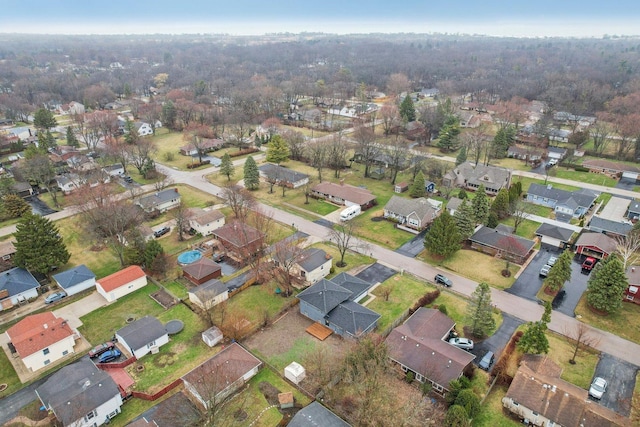 530 Thompson Ave, Winthrop Harbor, IL 60096 - bird's eye view with a residential view