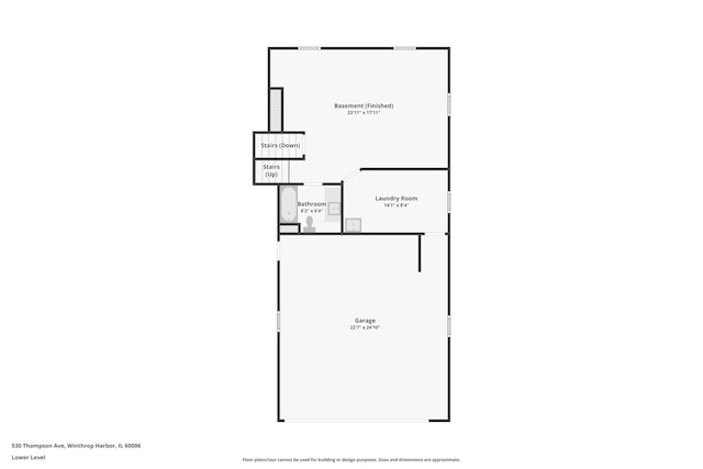 530 Thompson Ave, Winthrop Harbor, IL 60096 - view of layout
