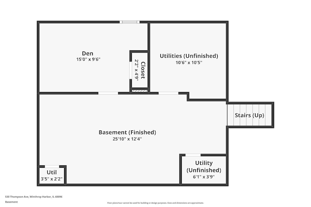 530 Thompson Ave, Winthrop Harbor, IL 60096 - view of layout