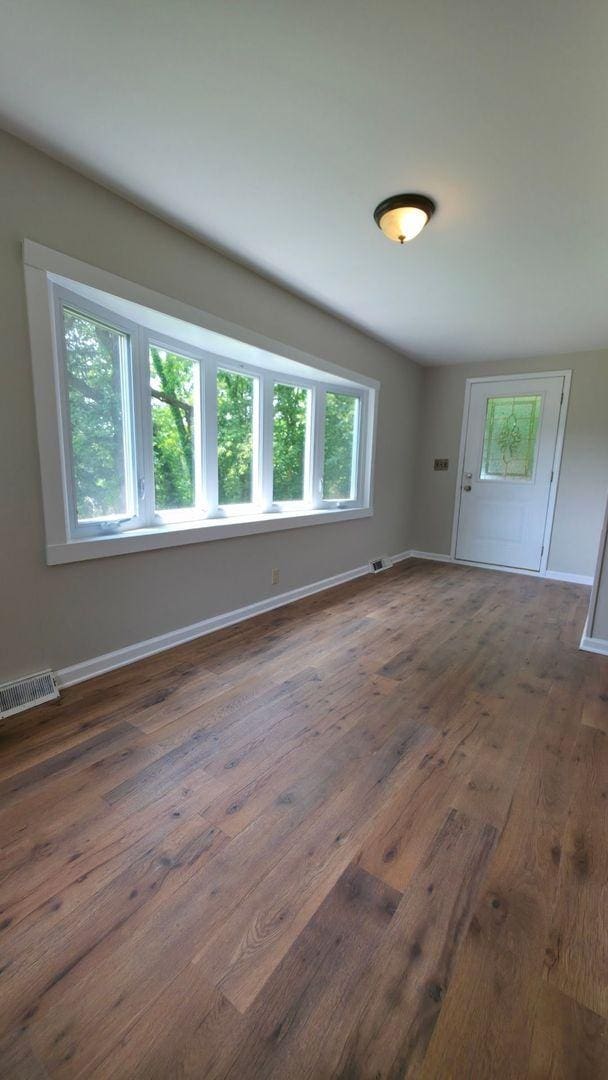 618 Princeton Rd, Depue, IL 61322 - unfurnished room with dark wood-style flooring