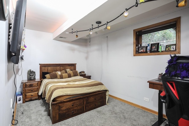 8360 W 100th Pl, Palos Hills, IL 60465 - bedroom with visible vents, carpet, and baseboards