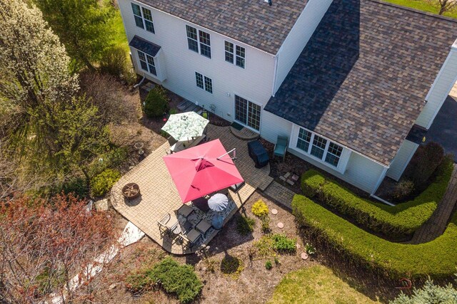 drone / aerial view