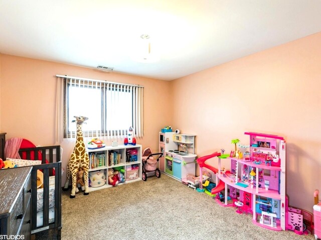 playroom with carpet flooring