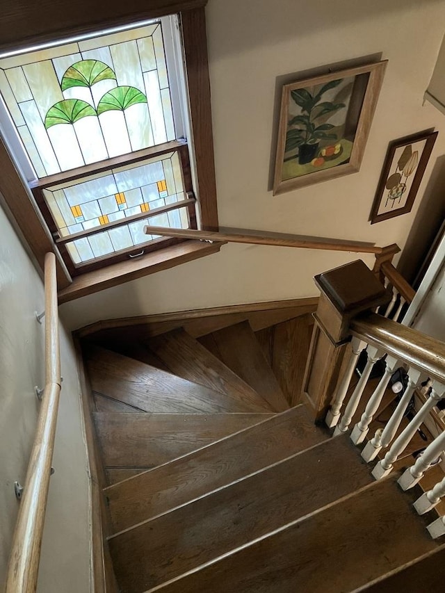 view of staircase