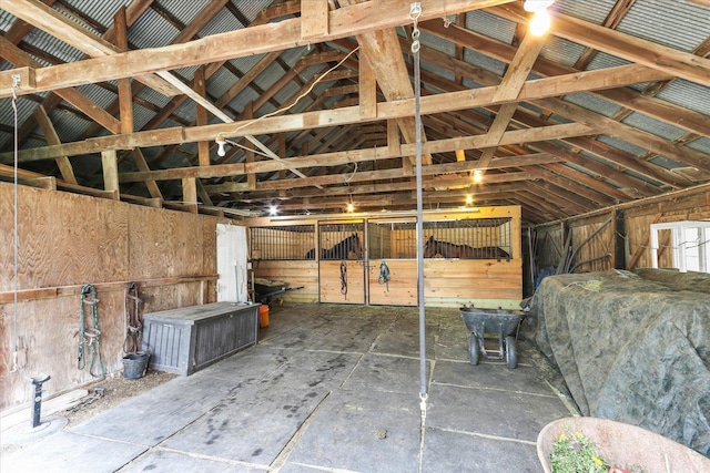 view of stable