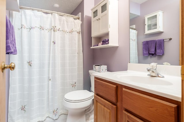 1103 Shingle Oak Ln Unit 3A, Rockford, IL 61107 - bathroom with vanity, toilet, and a shower with shower curtain
