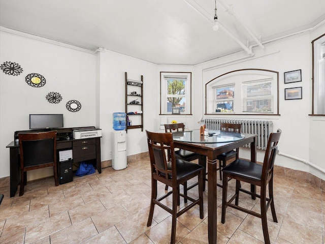 3924 W 64th Pl, Chicago, IL 60629 - dining room with radiator and baseboards