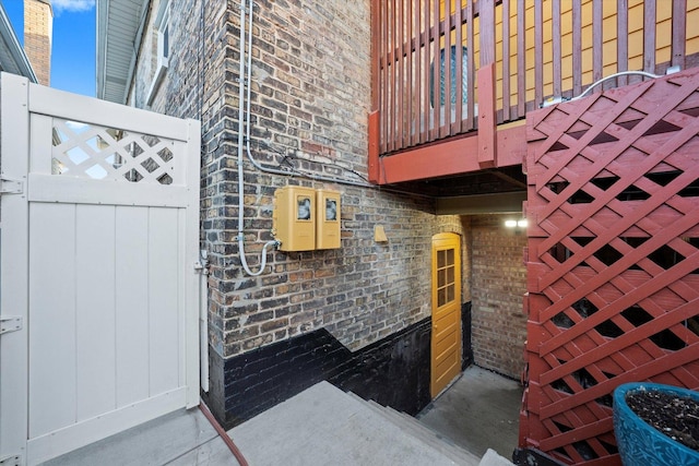 3924 W 64th Pl, Chicago, IL 60629 - property entrance with a balcony and stone siding