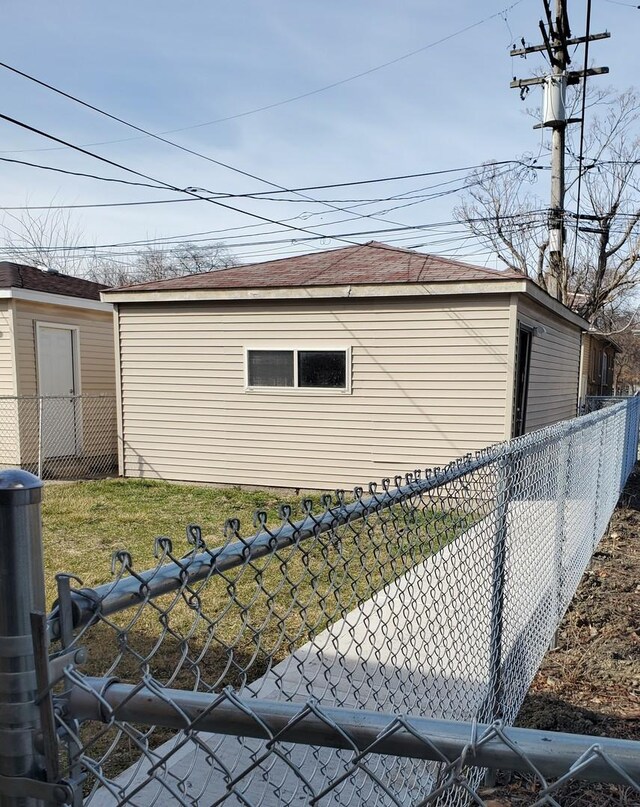 530 E 91st Pl, Chicago, IL 60619 - view of home's exterior featuring fence and a yard