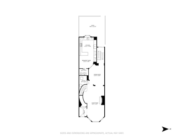1242 N Astor St, Chicago, IL 60610 - floor plan