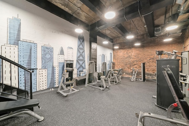 view of exercise room