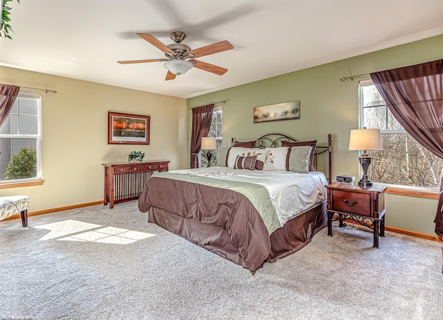 12941 Grande Poplar Cir, Plainfield, IL 60585 - carpeted bedroom featuring ceiling fan and baseboards