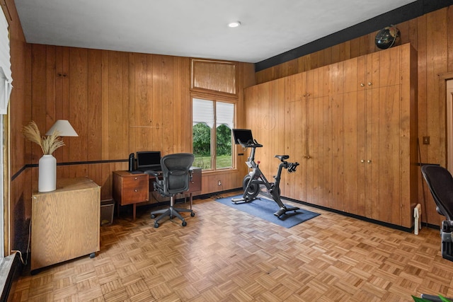 2110 Heather Rd, Geneva, IL 60134 - office space featuring wooden walls and baseboards