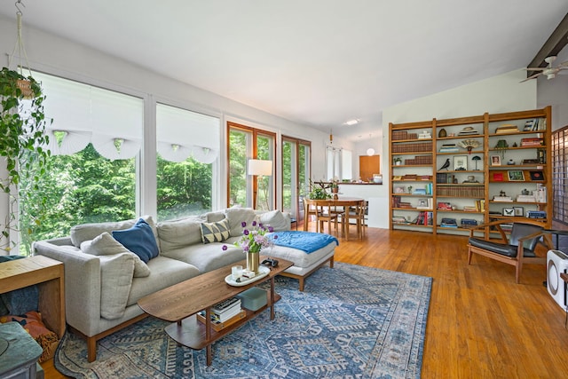 2110 Heather Rd, Geneva, IL 60134 - living room featuring wood finished floors